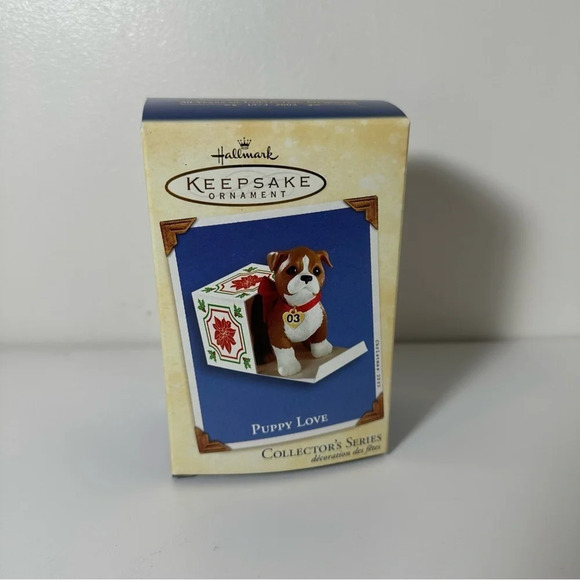 Bnwt  Hallmark keepsake ornament puppy love - Picture 2 of 12